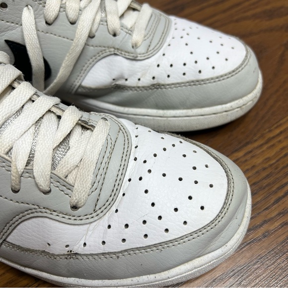 2025 Nike Men’s Court Vision Low 'Grey Fog White Black' size 8.5 - Picture 12 of 12